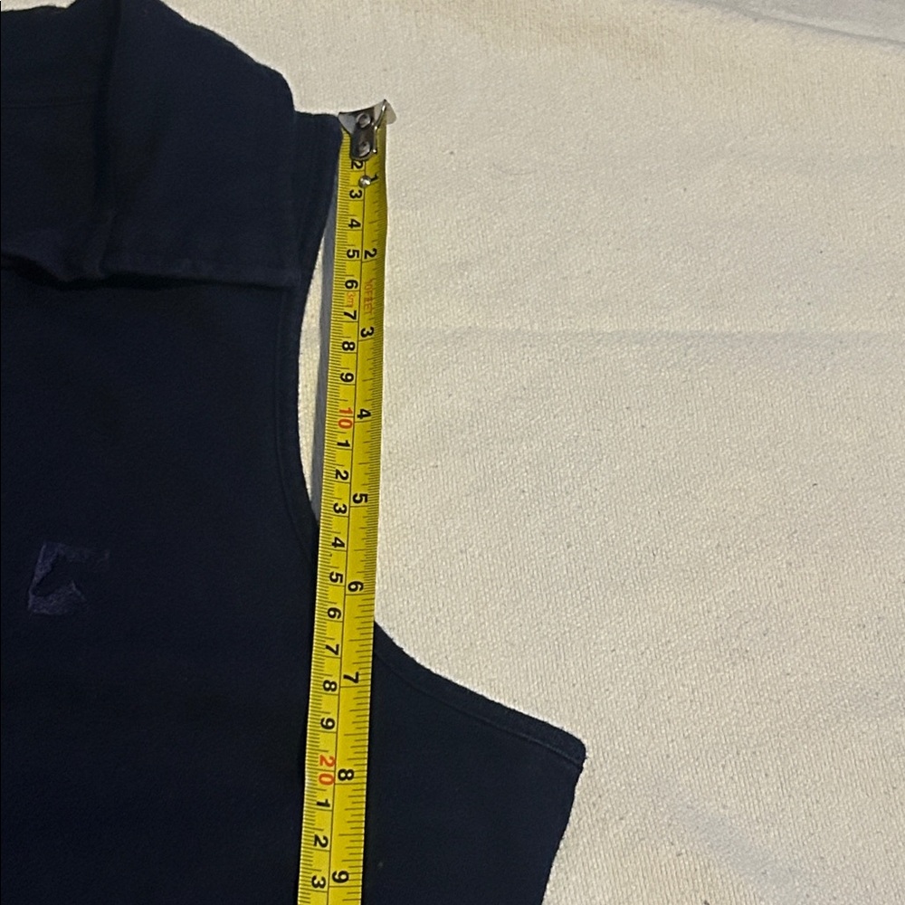 Navy Collared V-Neck Tank Top - Picture 15 of 16
